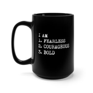 I AM, Black Mug 15oz