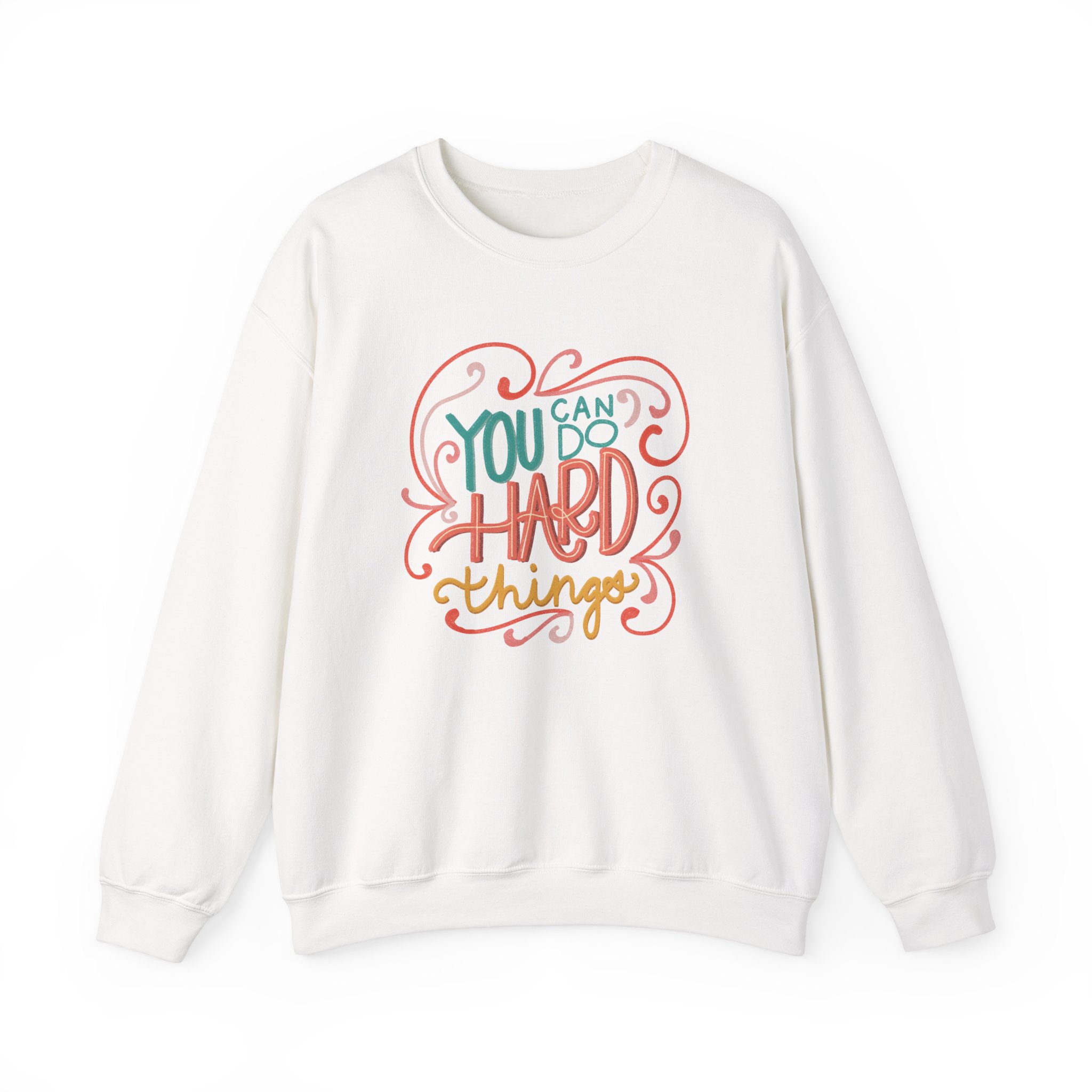 You Can Do Hard Things Unisex Heavy Blend™ Crewneck Sweatshirt