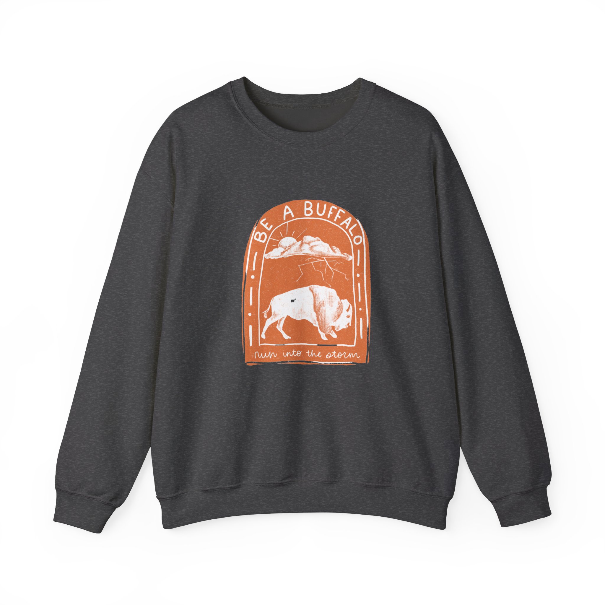 Be a Buffalo Unisex Heavy Blend™ Crewneck Sweatshirt - Image 5