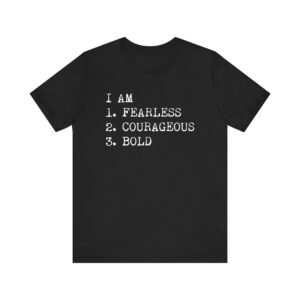 I Am... Black Unisex Jersey Short Sleeve Tee