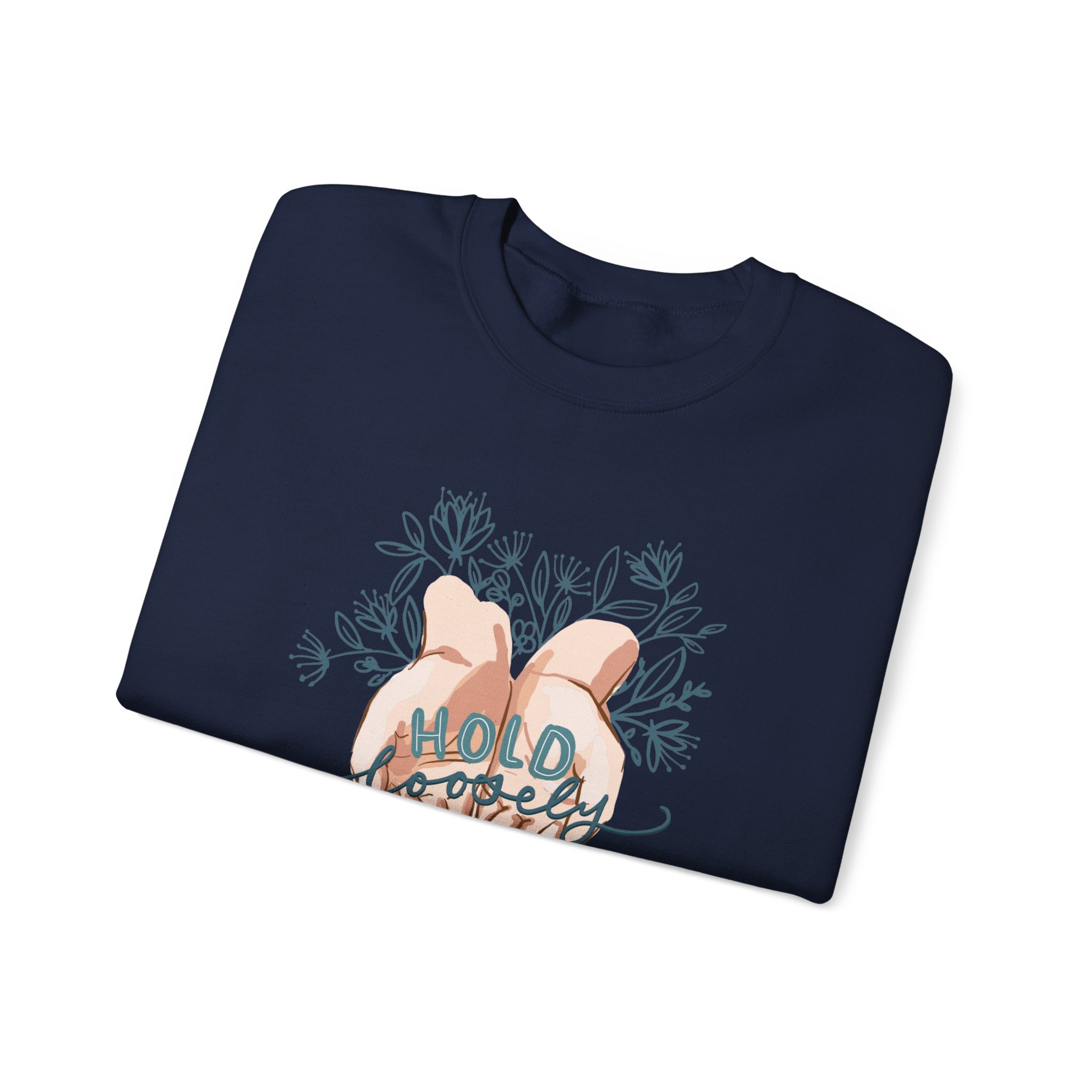 Hold Loosely Unisex Heavy Blend™ Crewneck Sweatshirt - Image 11