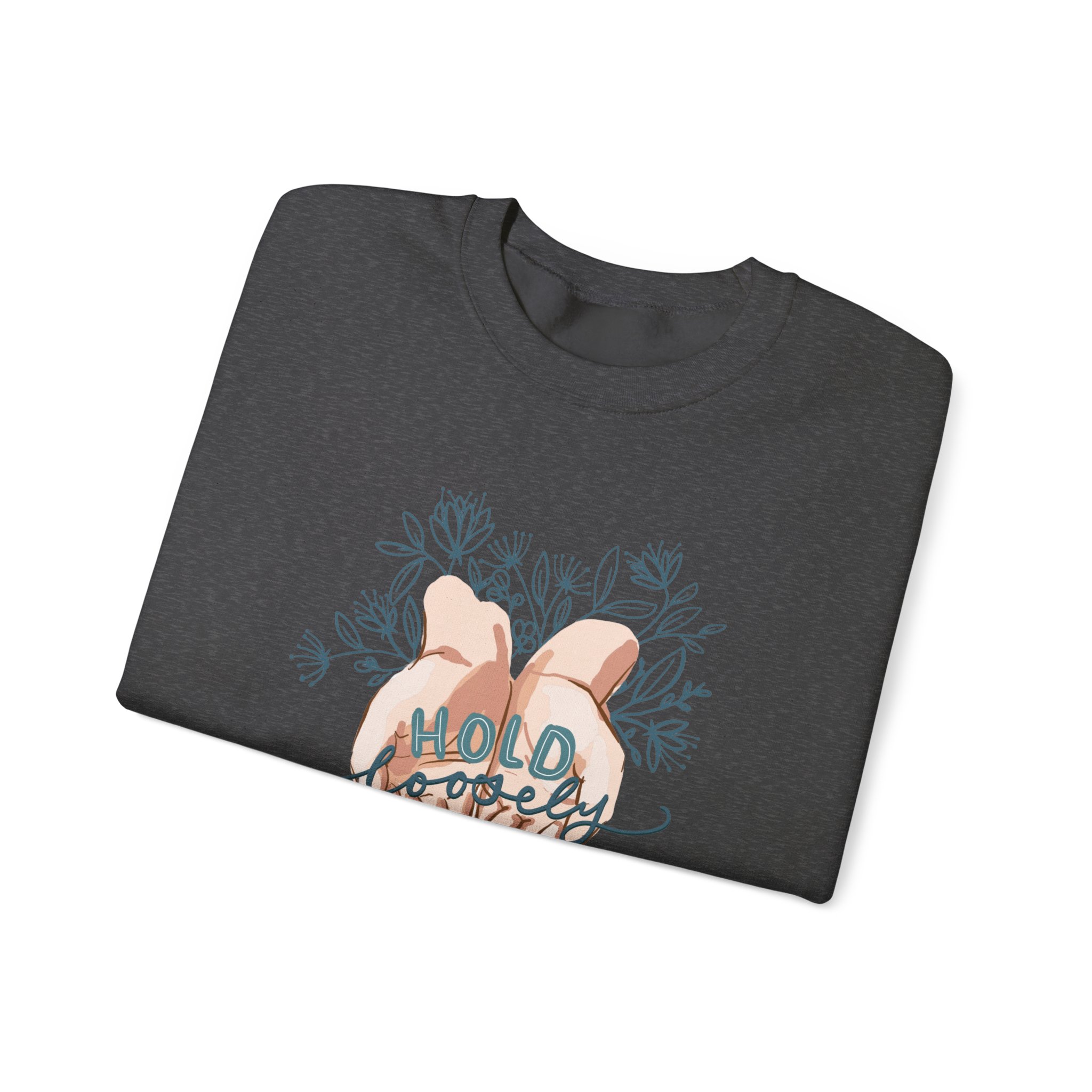 Hold Loosely Unisex Heavy Blend™ Crewneck Sweatshirt - Image 7