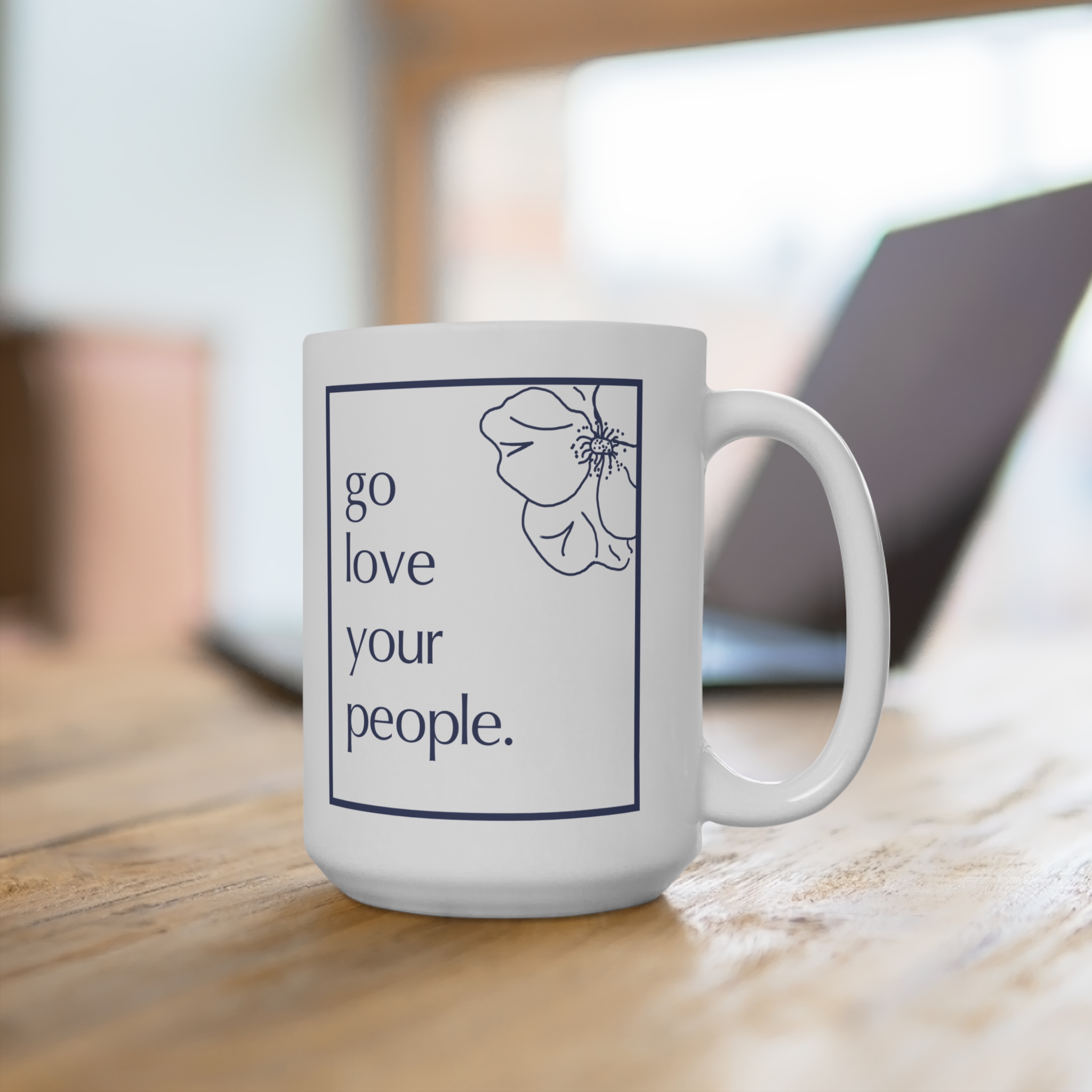Go Love your People Mug 15oz - Image 4