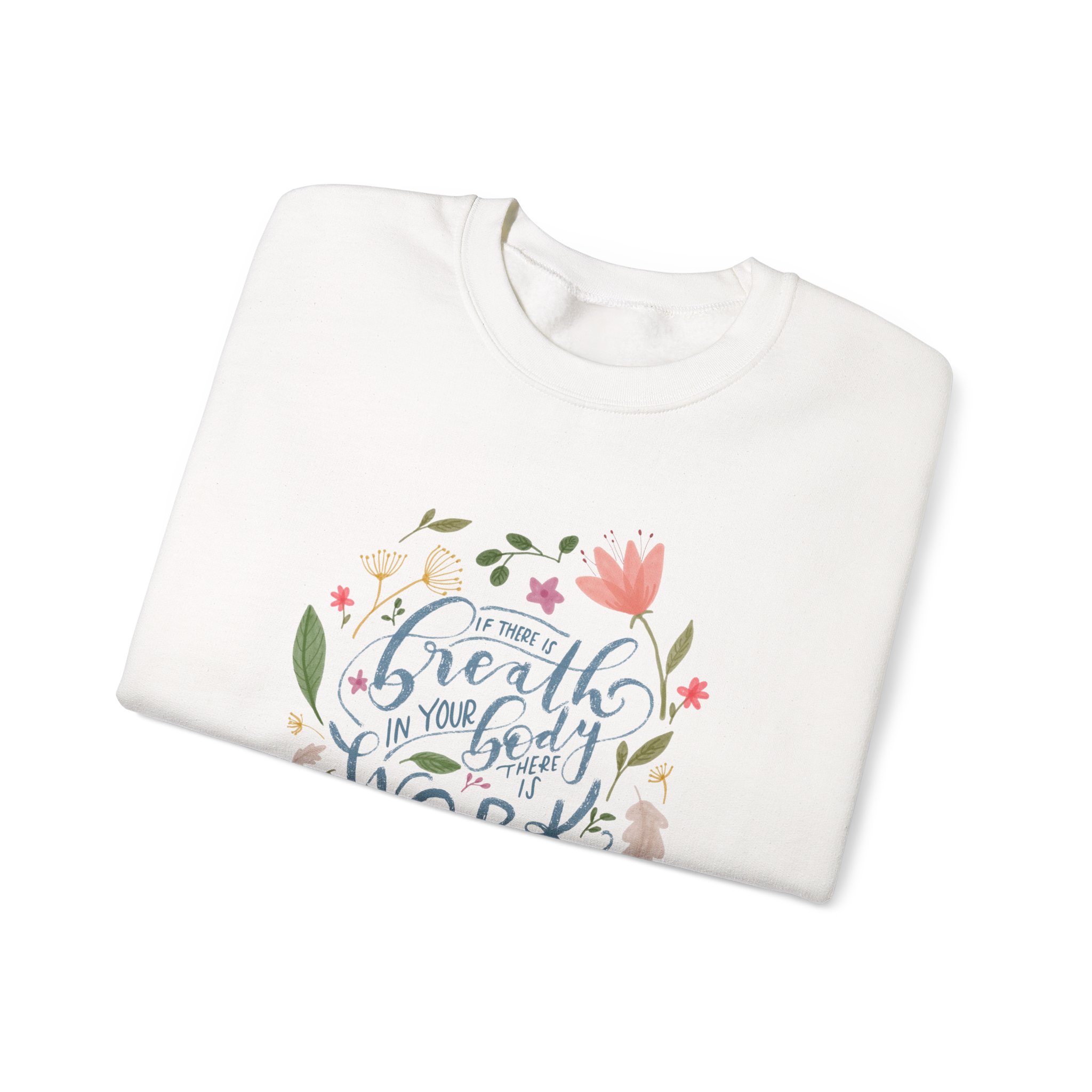 Breath in Your Body Unisex Heavy Blend™ Crewneck Sweatshirt - Image 3