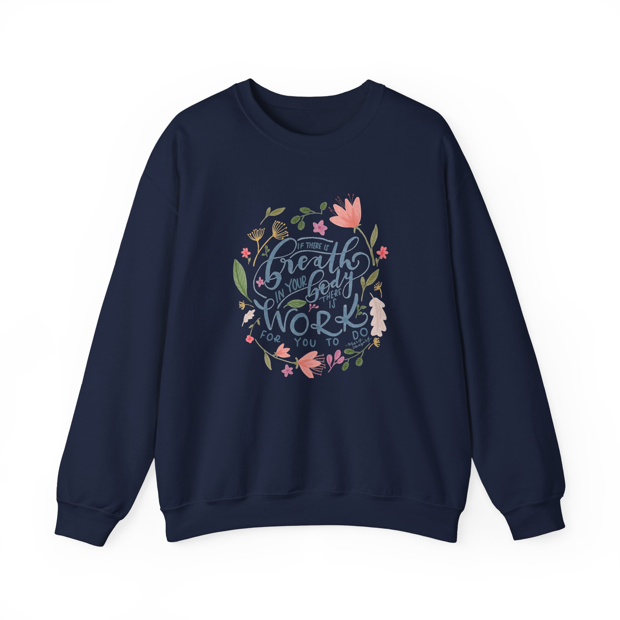 Breath in Your Body Unisex Heavy Blend™ Crewneck Sweatshirt - Image 9