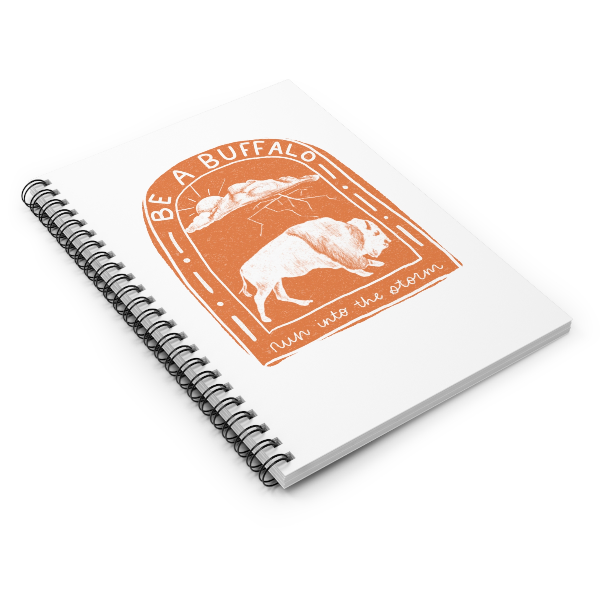 Be a Buffalo Spiral Notebook - Ruled Line - Image 3