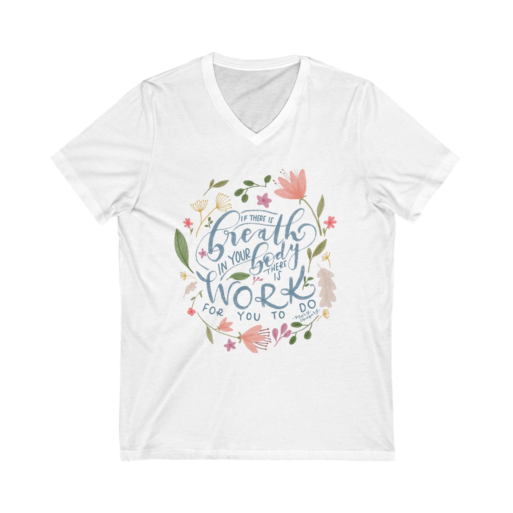 Breath in Your Body V-Neck Tee