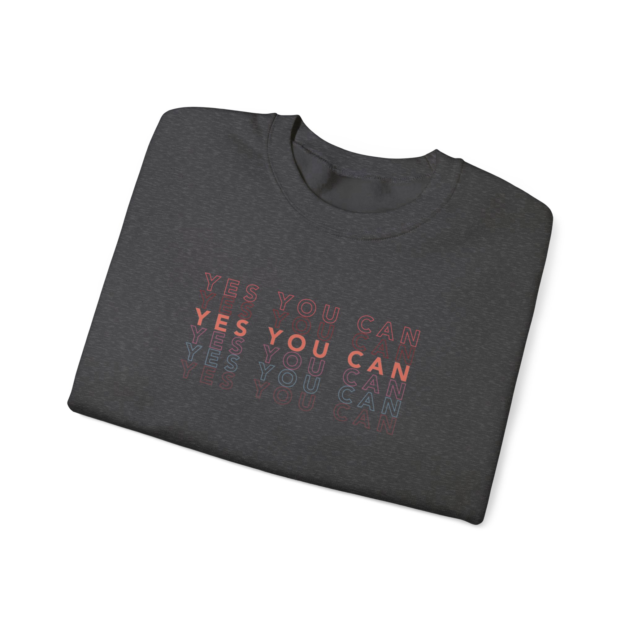 Yes You Can Unisex Heavy Blend™ Crewneck Sweatshirt - Image 7