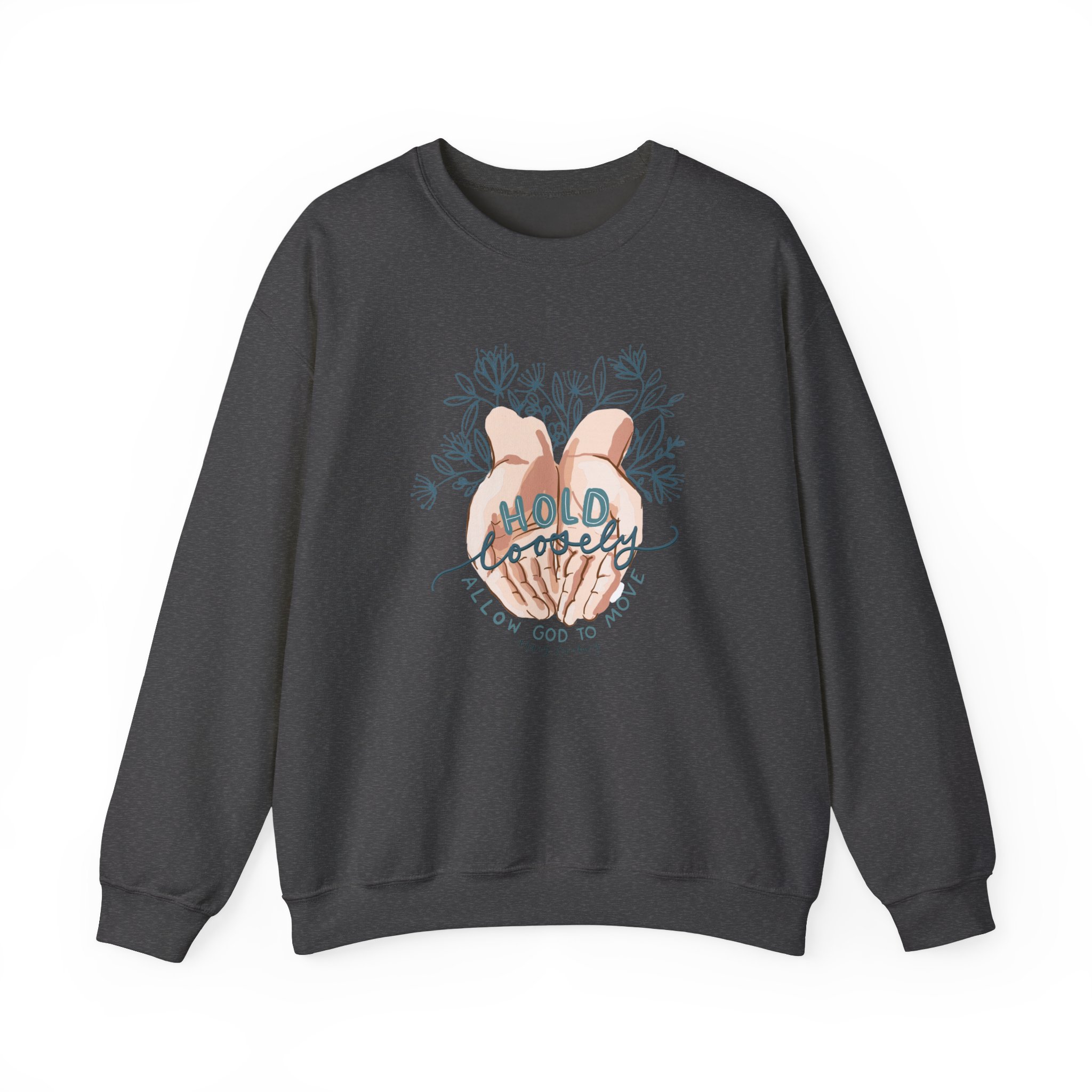 Hold Loosely Unisex Heavy Blend™ Crewneck Sweatshirt - Image 5