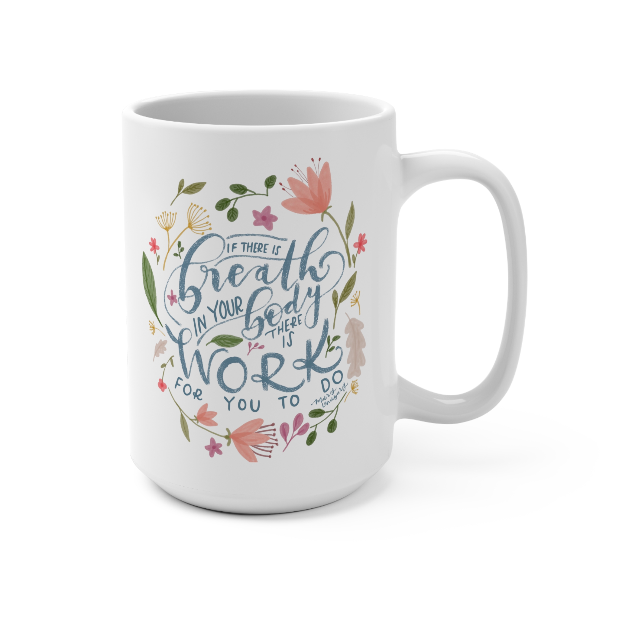 Breath in Your Body Buffalo Mug 15oz - Image 2