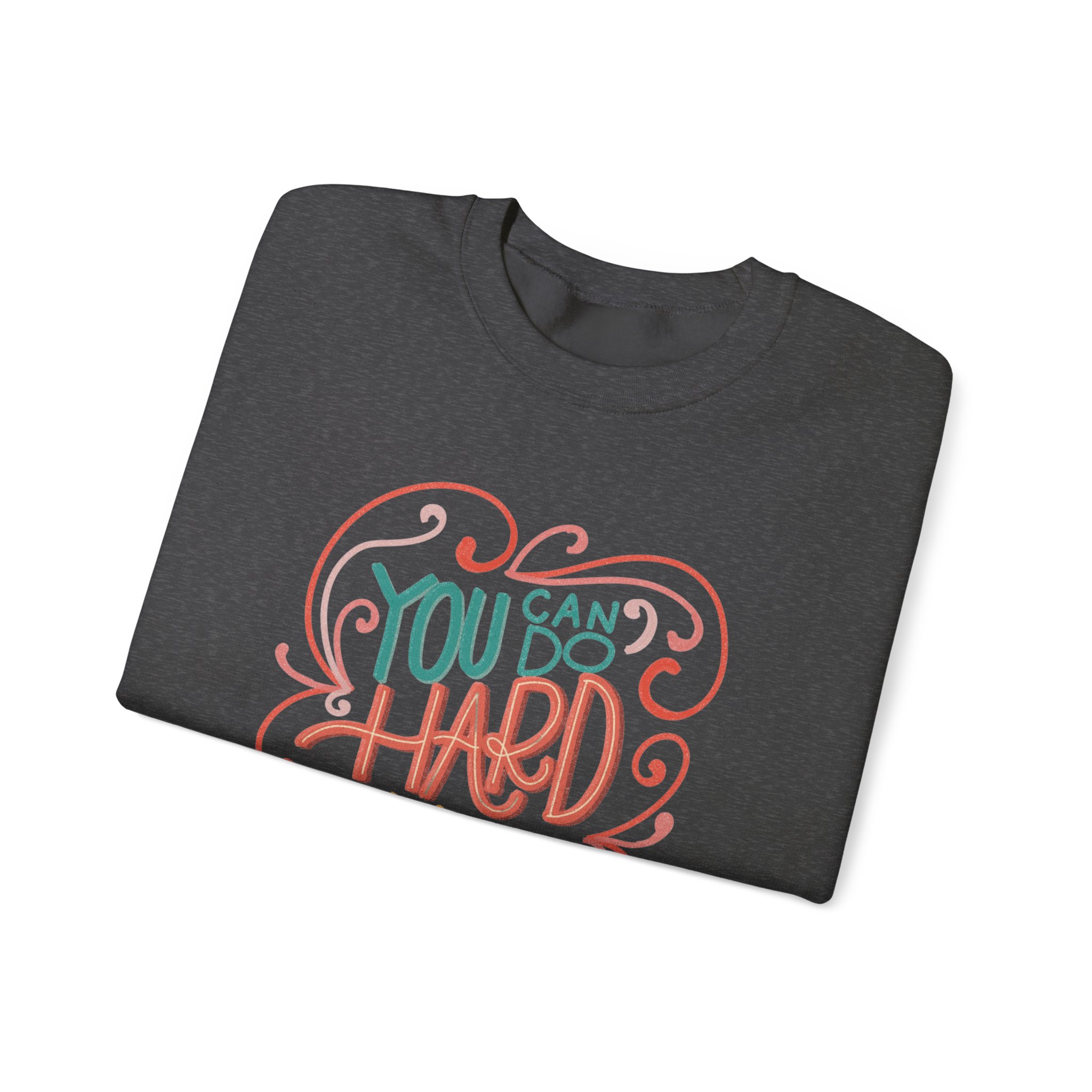 You Can Do Hard Things Unisex Heavy Blend™ Crewneck Sweatshirt - Image 7