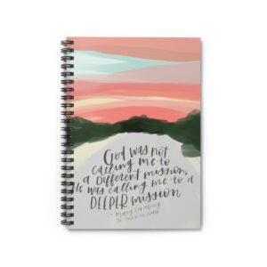 Sunset Spiral Notebook - Ruled Line