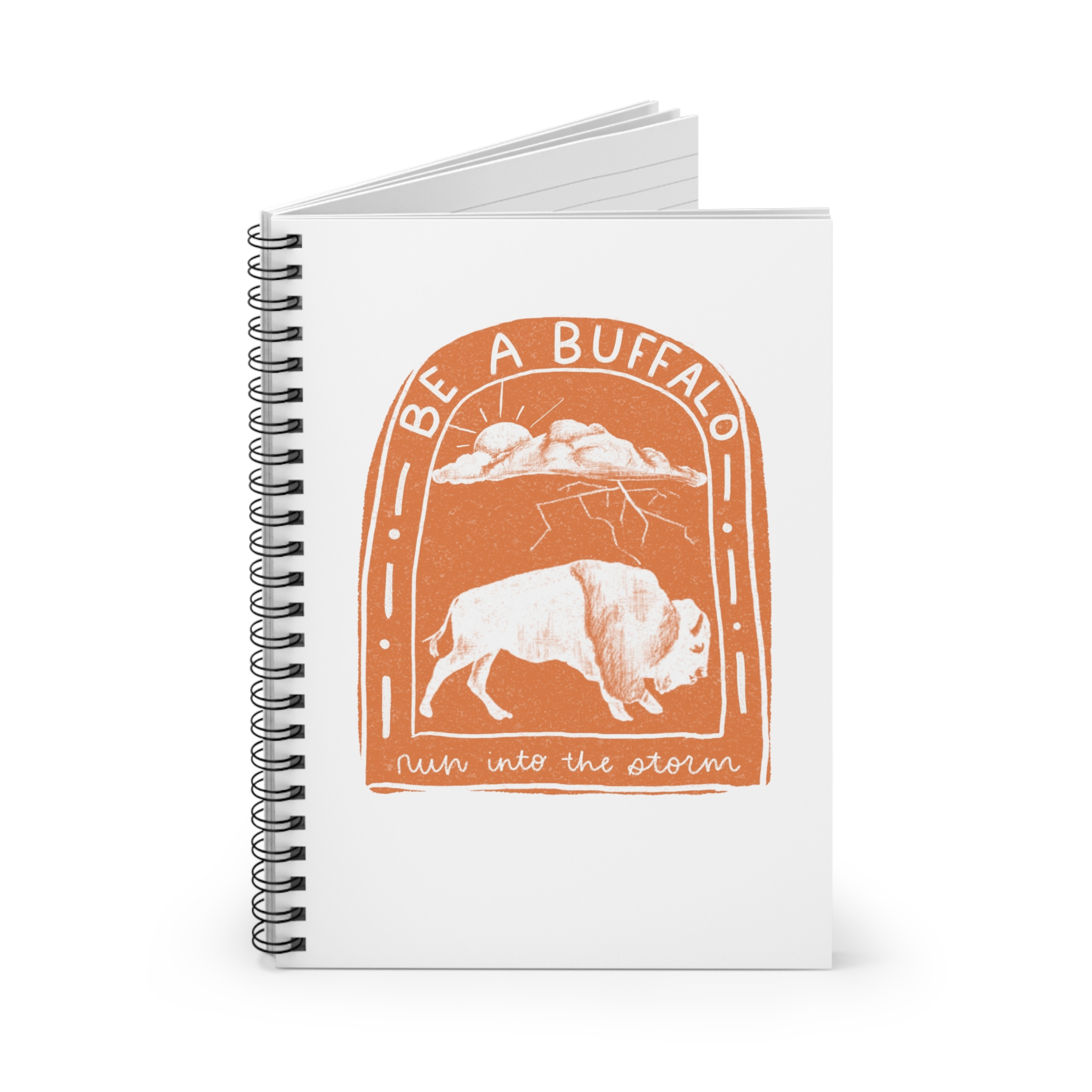 Be a Buffalo Spiral Notebook - Ruled Line - Image 2