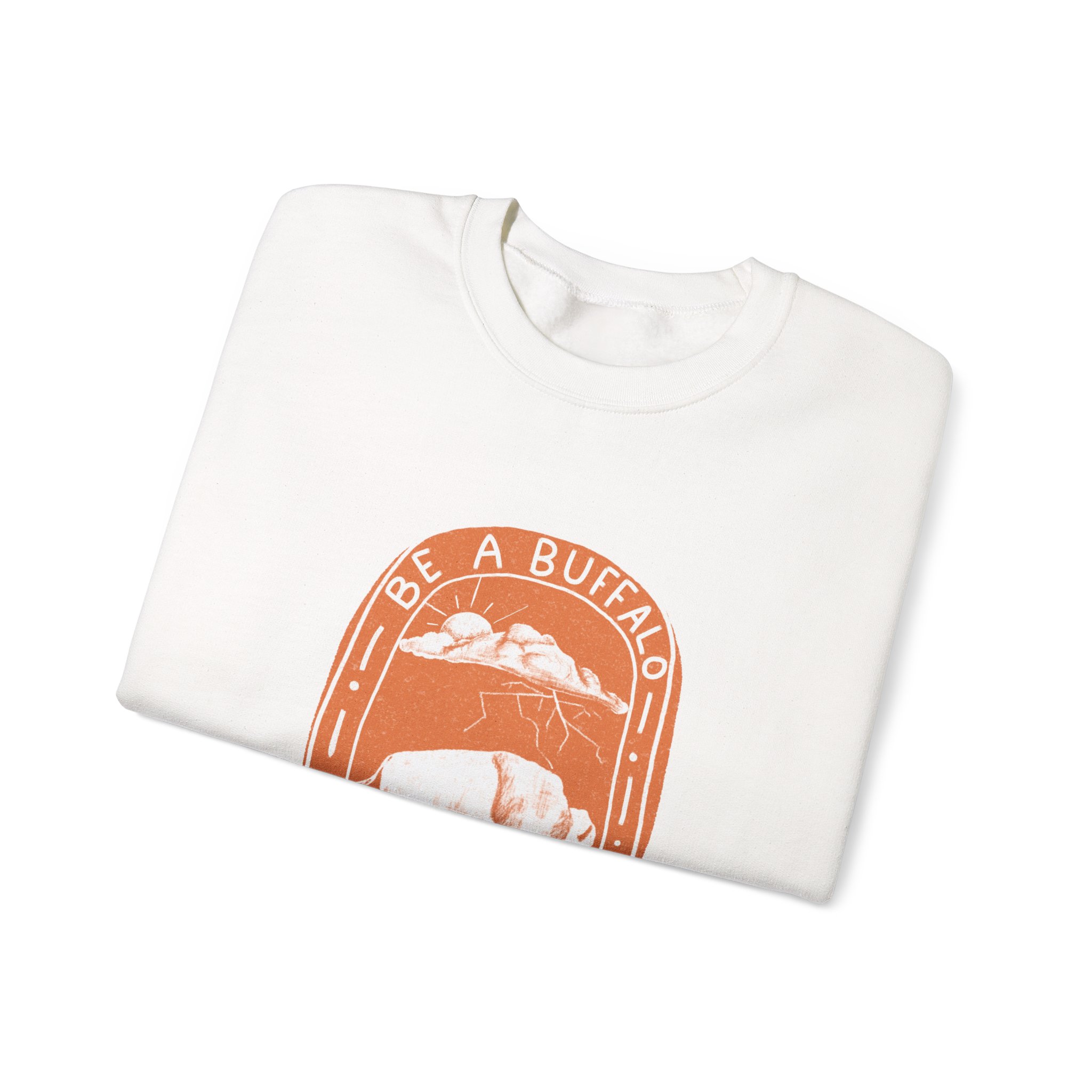 Be a Buffalo Unisex Heavy Blend™ Crewneck Sweatshirt - Image 3