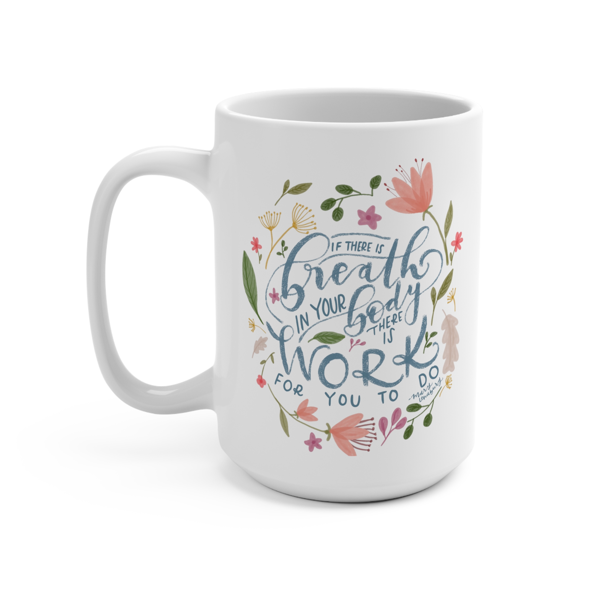 Breath in Your Body Buffalo Mug 15oz - Image 3