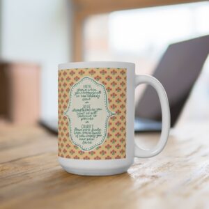 Faith, Hope, and Charity Quote Mug
